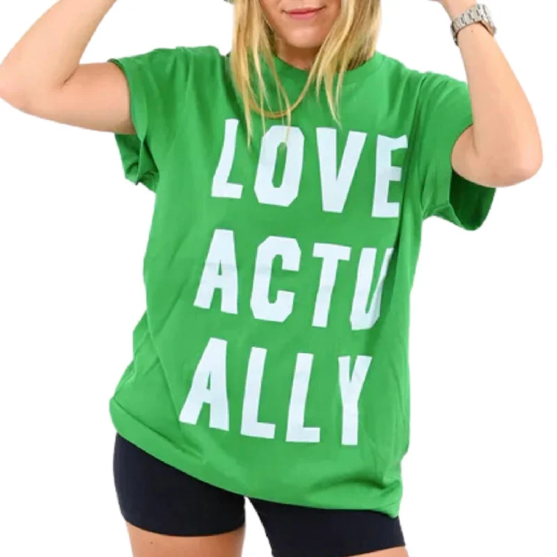 The I Heart Tee Love Actually In Parrot