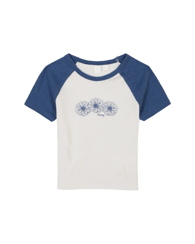 Girls 2-7 Daisies Raglan Tee