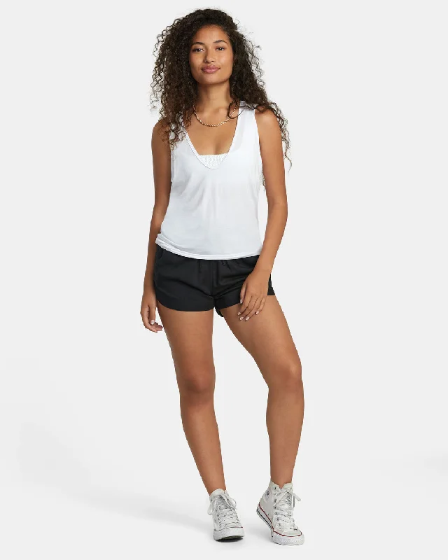 Minted Tank Top - Whisper White