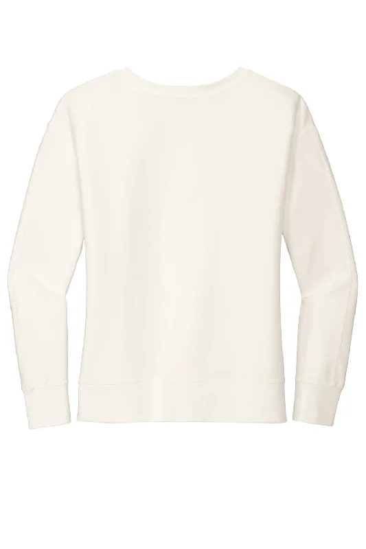 Ogio Womens Luuma Flex V-Neck Sweatshirt - Ivory Snow White