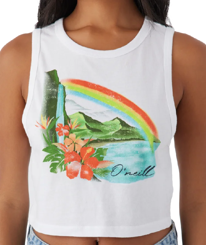 O'Neill Rainbow Hawaii Tank-White