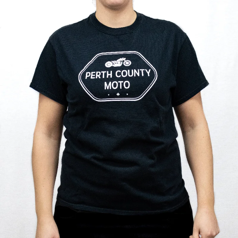 Perth County Moto Classic Logo tee - Black