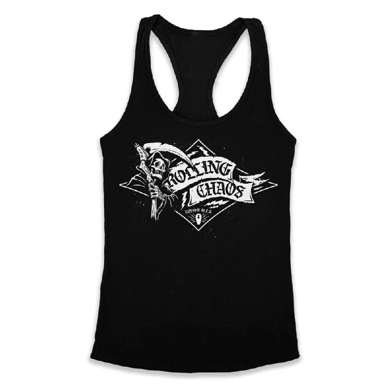 Rolling Chaos Ladies Grim Rider Tank Top