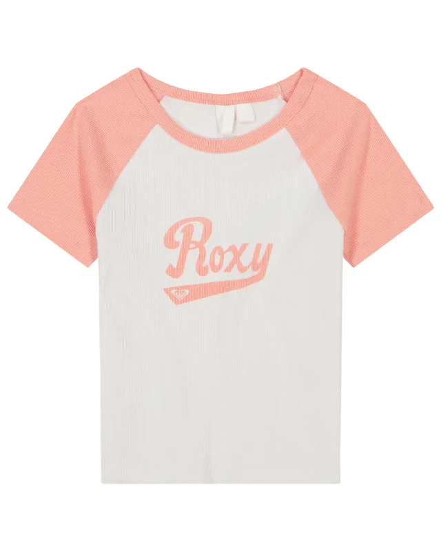 Girls 7-16 Roxy Script Raglan Tee