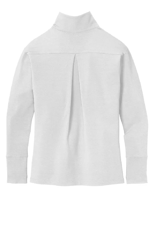 Sport-Tek Womens Flex Fleece Moisture Wicking 1/4 Zip Sweatshirt - White